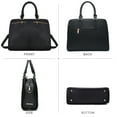 thumbnail image 3 of Dasein Women Satchel Handbags Shoulder Purses Totes Top Handle Bags With Matching Wallet, 3 of 6