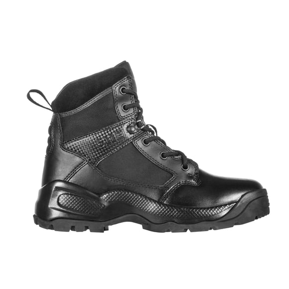 Botas tácticas militares 5.11 ATAC 2.0 de 15 cm para mujer, color negro