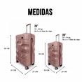thumbnail image 2 of Juego 2 Maletas Viaje Jony 15 Kg Y 10 Kg Carry On Candado TSA Ruedas Giratorias, 2 of 5