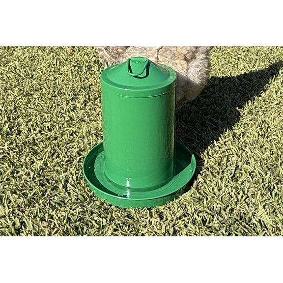 Zylina Metal Waterer 1 Gallon - Green