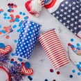 thumbnail image 6 of 2 Pieces American Flag Star Tumbler Cup Patriotic Gift 4th of July 20 oz Independence Day Memorial Day Mug with Lid Straw Brush, Stainless Steel Double Wall Insulated Water Bottle (Bright Flag), 6 of 6