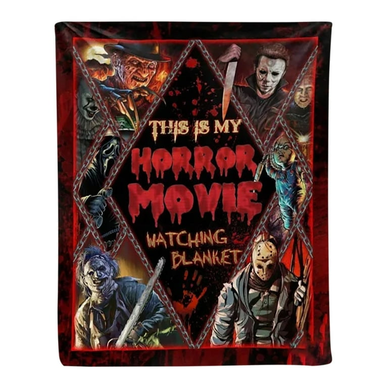 Halloween Throw Horror Movie Character Blanket Blankets Throws Blanket Hoodie Walmart