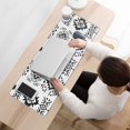 thumbnail image 3 of Long Mouse Pads for Desk,Black Geometric Triangle Diamond Pattern Desk Mats on Top Of Desks, Desk Mouse Pad Extra Large with 3mm Non-Slip Base and Stitched Edge for Gaming,Office,Work,Home 31.5"x11.8", 3 of 6