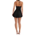 thumbnail image 7 of KelaJuan Women Mini Dress Sleeveless Halter Dress Backless Asymmetric Summer Dress for Club Party, 7 of 7