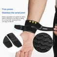 thumbnail image 4 of 1 PCS Gym Wrist Wraps Support for Fitness, Weightlifting, Tendonitis, Carpal Tunnel Arthritis, Wrist Pain Relief-Wear Anywhere-Unisex,Adjustable, 4 of 7