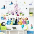 thumbnail image 2 of 3D New Princess Wall Stickers Girls Wall Decal Self-Adhesive Wall Sticker For Girls Room Bedroom Living Room Art Home Decor Size：2pcs（30X60cm）, 2 of 4