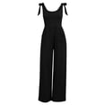 thumbnail image 4 of Wensltd Spaghetti Strap Summer Jumpsuits for Women Casual Loose Plus Size Jumpers with Pockets, 4 of 6