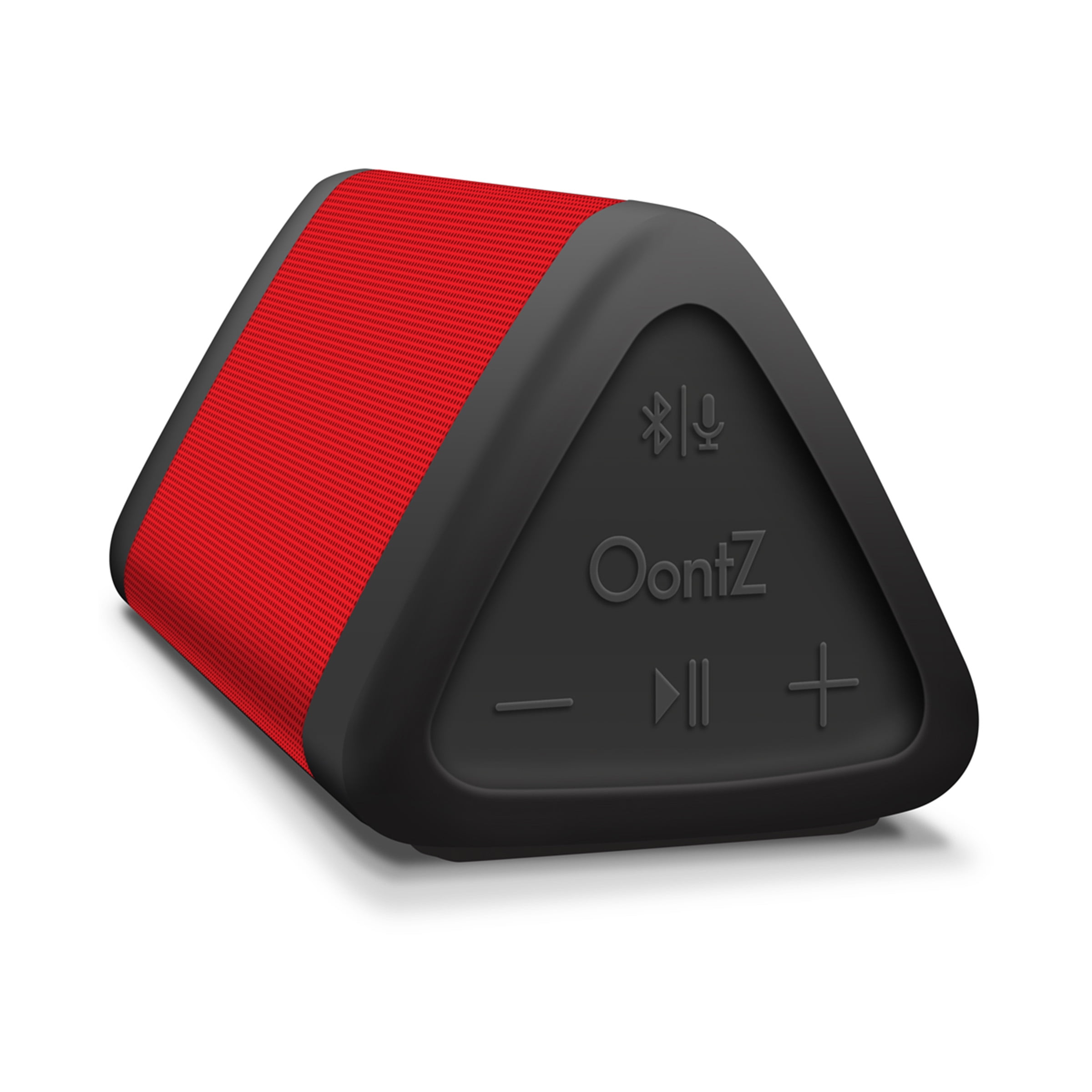 OontZ Angle 3 Portable Bluetooth Speaker, Surprisingly Loud Volume & Bass, 100 Foot Wireless Bluetooth Speaker Range, IPX5 Water Resistant (Red)