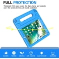 thumbnail image 6 of SUPNICE Kids Case with Screen Protector for iPad 9.7 Inch 2018/2017, Shockproof Convertible Handle Stand Kids Case for iPad 9.7 2017/2018 (iPad 5th and 6th Generation),iPad Air 2,Blue, 6 of 9
