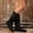 Black-A, variant on Miluxas Women's Slouchy Knee High Boots Pull on Flat Boots Side Zipper Fall Winter Warm Boots for Women Pink 9(42)