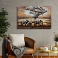 thumbnail image 4 of Empire Art Direct "Elephants" Mixed Media Iron Hand Painted Dimensional Wall Art Sculpture, 4 of 9