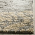 thumbnail image 4 of SAFAVIEH Florida Merrick Floral Shag Area Rug, Grey/Beige, 5'3" x 7'6", 4 of 8