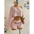 thumbnail image 1 of Conjunto De Dos Piezas Rosa-2 Con Top Asimétrico Y Shorts Cortos, 1 of 28