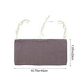 thumbnail image 3 of FeiFu Bedside Storage Bag Dorm Upper Bunk Organizer for College Students Hangs on Bed Holds Items Lightweight Fits Dorm Beds for Student Bedroom Storage, 3 of 6