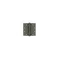 thumbnail image 2 of 4.5 in. x 4.5 in. Square Solid Brass Hinge - Pair (4 Ball Bearing w Non Removable Pin-Antique Nickel), 2 of 2