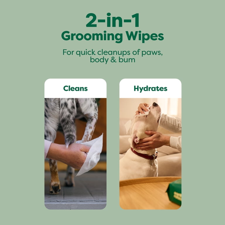 Earth Rated XL Dog Grooming Wipes, Unscented, 50 Count photo 4