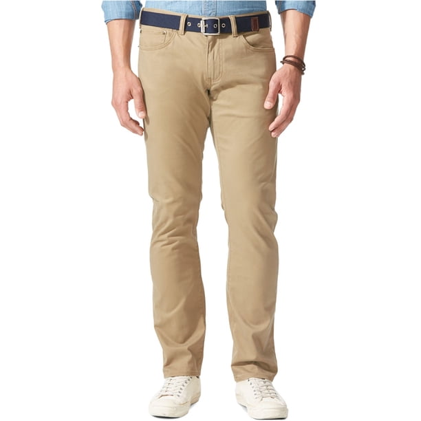 Pantalones Ajustados De Color Caqui Con La El Salvador