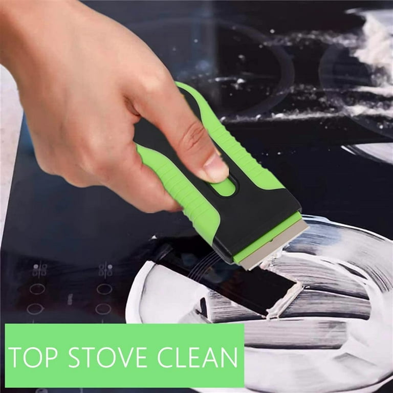 OvScrub Oven Glass Door Cleaning Tool Oven Brush Foldable Handle