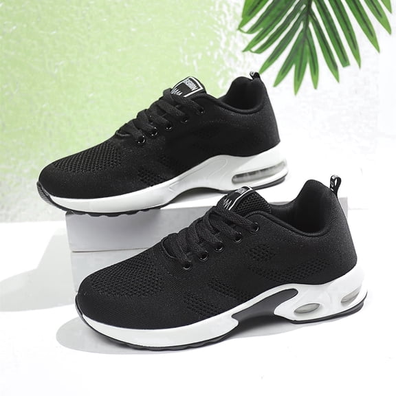 CushHide Women's Walking Shoes, Slip On Breathable Knit Sneakers, Lightweight Comfortable Casual Athletic Shoes for Women
