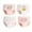 Pink, variant on LIhncine 4PCS Baby Girls Cotton Bloomers Toddler Cute Ruffle Diaper Cover Soft Assorted Underwear Breathable Panties 4 Pack