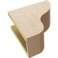 thumbnail image 6 of 5"W x 10"D x 10"H Classic Greensboro Rough Cedar Woodgrain TimberThane Corbel, Primed Tan, 6 of 6