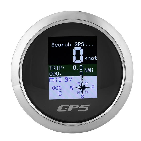 Speedometer, Free Switch High Reliability 85mm Speedometer For Car Boat, Stable Characteristics For Car Maintenance Worker Black Dial,White Dial