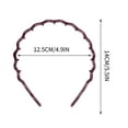 thumbnail image 3 of TyTqxy Hairband, Zig Zag Headbands, Plastic Hair Band for Men & Women, Wavy Headband with Teeth, Hair Hoop Hair Accessories, 3 of 3