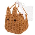 thumbnail image 1 of unbranded Cesta Tejida Con Asa Para Almacenamiento Decorativo Color Marrón Con Y, 1 of 7