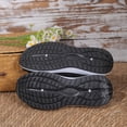 thumbnail image 5 of BOERTEU Women Hollow Knit Mary Jane Walking Flats, Wavy Elastic Strap Slip On Casual Shoes, Lightweight Non Slip Platform Daily Sneakers, 5 of 5