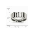 thumbnail image 7 of Stainless Steel Black IP-plated/Black Diamonds 9mm Brushed Band Size: 11; for Adults and Teens; for Women and Men, 7 of 7