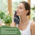 thumbnail image 4 of BlinkLLX 10 Pack Makeup Towels Gray Makeup Washcloths for Face Classic Soft Microfiber Remover Cloth 13x13 Inch Quick Dry Face Towels for Cleansing Hand, 4 of 7