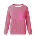 thumbnail image 4 of FcBaudy Hauts pour Femmes, Chemisiers et Chemises à Manches Longues à Col Rond, Chemises pour Femmes Prévention pour Femmes Col Rond Décontracté Imprimé Raglan Manches Longues T-Shirt à Col Rond Haut en polyester pour Femmes, 4 of 4