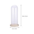 thumbnail image 2 of Phenofice 1Set Tabletop Display Glass Cover with Wooden Base for Home and Store Display, 2 of 8