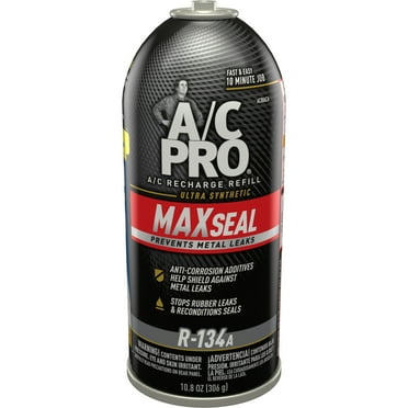 A/C Pro Max Seal R-134a A/C Recharge Car Refrigerant Refill - 10.8 oz (CA Compliant)
