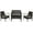Brown, variant on Costway HW63756 4PCS Patio Rattan Furniture Set Garden Deck