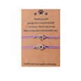 thumbnail image 2 of Fiudx Pulseras Conmemorativas para Mascotas, Set de Regalo de Nailon Tejido a Mano, Diseño Conmemorativo con Huella de Garra, Tamaño Retráctil y Ajustable, Recuerdo Diario, Homenaje a Los Amantes de, 2 of 6