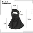thumbnail image 4 of Cooling Neck Gaiter for Men, Full Face Sunlight Protection Mask, Adjustable Ice Silk Neck Gaiter with Breathable Mesh, Ideal for Summer Cycling, Outdoor Sports, and Sun Protection, 4 of 4