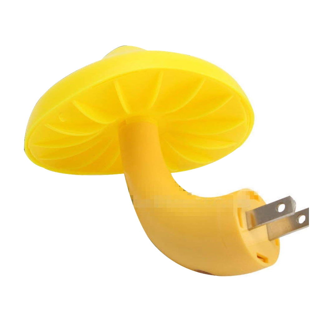 LED Night Light Mushroom Wall Socket Lamp EU US plug Warm White Home Decoration LED Night Light Mushroom Wall Socket Lamp EU US plug Warm White Home Decoration