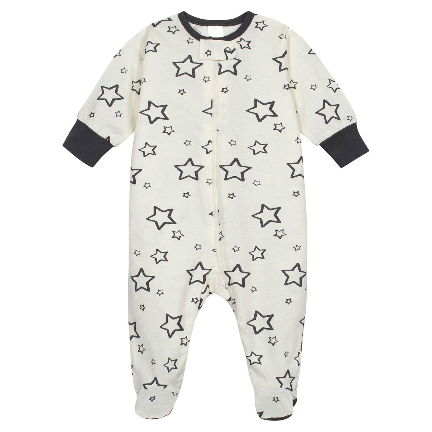 Onesies Brand Gender Neutral Sleep 'n Plays Footed Pajamas, 4-Pack, Sizes Newborn - 6/9 Months