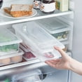 thumbnail image 3 of Boreal Craft Refrigerator Storage Fish Kitchen Drain Fresh Keeping Rectangular Storage Food Storage Bags Snack Reusable Silicone Food Storage Bags Dry Produce Rack Zipper Storage Bags Extra Large Food, 3 of 4