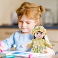 thumbnail image 4 of Linda muñeca de juguete para niña de 13 pulgadas con elegante vestido de noche para niños y niñas (amarillo) Ndcxsfigh libre de BPA, 4 of 7