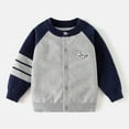 thumbnail image 2 of WUXIAN Toddler Boys Girls Cartoon Warm Knitted Sweater Long Sleeve Tops Knitwear Cardigan Coat Classic Streetwear, 2 of 8
