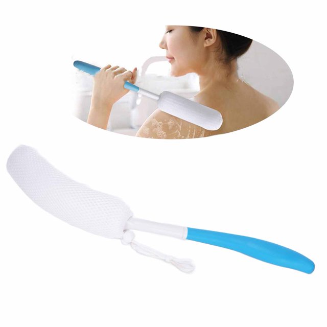 Cepillo de Baño Cepillo para el Cuerpo Largo Curvo Esponja Suave Limpieza Corporal Cepillo de Ducha Exfoliante Cepillo de Esponja de Baño para Espalda Esponja Depurador de ANGGREK Otros