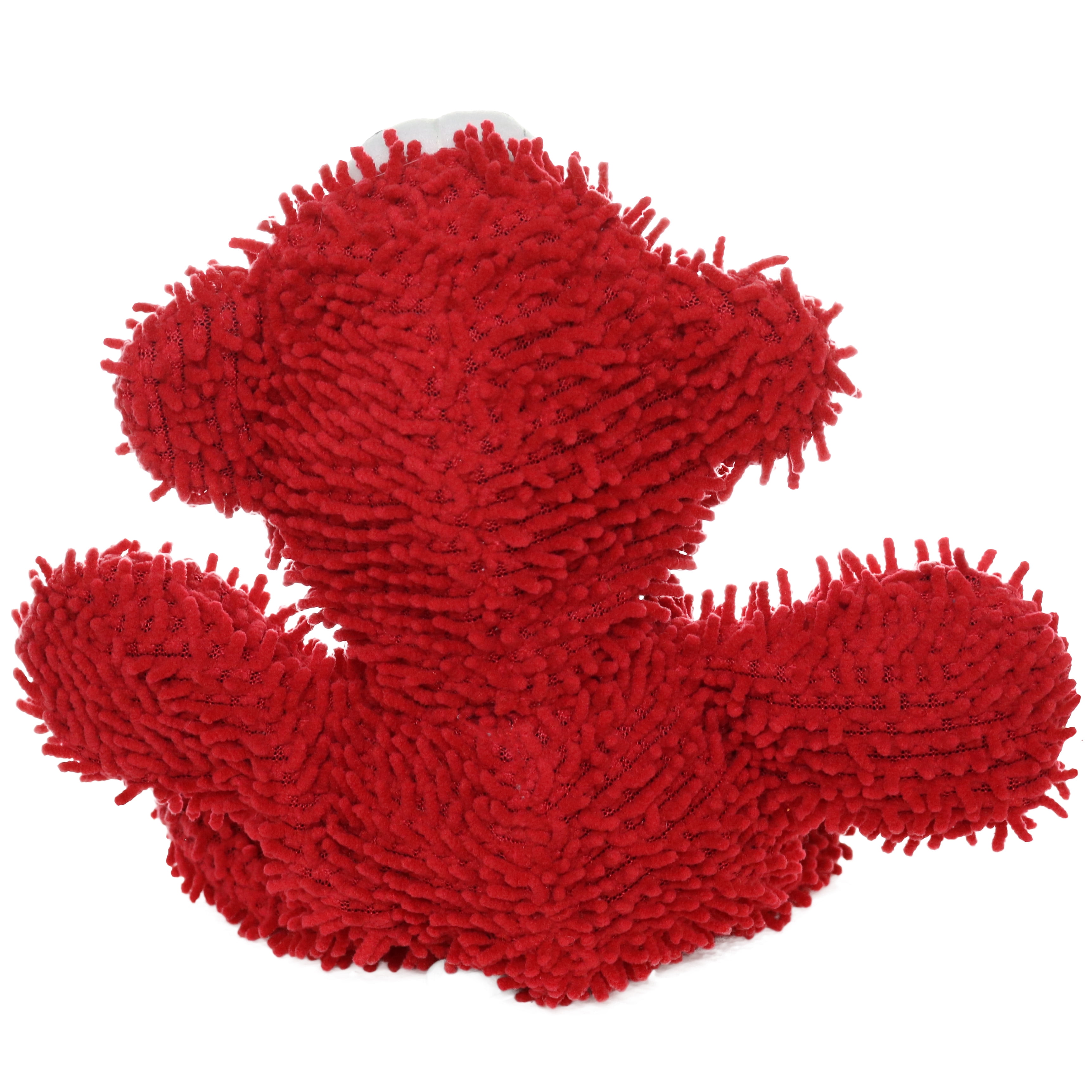 (2 pack) Mighty Microfiber Ball Medium Monster Red Durable Plush Squeaky Dog Toy