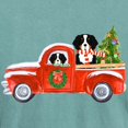 thumbnail image 3 of CafePress - Christmas Berner Red Truck T Shirt - Mens Comfort Colors Shirt, 3 of 5