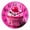 Pink, variant on 10 Inch Wall Clock Battery Operated Square Clock for Office, Kitchen, Outdoor, Living Room, Stunning Rainbow - Hued Waves