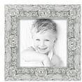 thumbnail image 2 of ArtToFrames 12" x 12" Platinum Baroque Luxe Picture Frame, 12x12 inch Silver Wood Poster Frame (WOM-5265),  Pack, 2 of 7