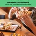 thumbnail image 3 of Chefman Parrilla Panini Prensa y Gourmet S&aacute;ndwich de Hacer, 4 Rebanadas, 3 of 8