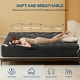 thumbnail image 4 of BEDLORE Memory Foam Mattress Topper California King, 2" Gel Memory Foam Plus 2" Fluffy Pillow Top Pad for Back Pain, Breathable and Supportive, 4 of 10