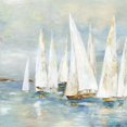 thumbnail image 2 of White Sailboats by Allison Pearce, Canvas Wall Art, 12W x 12H, 2 of 2